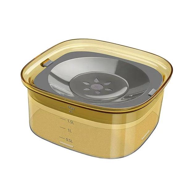 Uppfriskande anti-kladd dryckeskål för husdjur