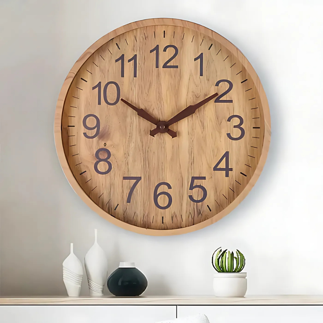 Clocky Clock - Stor stilren väggklocka för vardagsrum