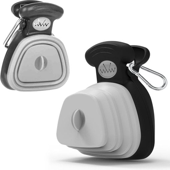 Praktisk och hygienisk hopfällbar lösning för hundbajs