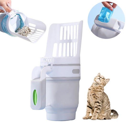 Innovativ kattlåda med enkelt avfallshanteringssystem