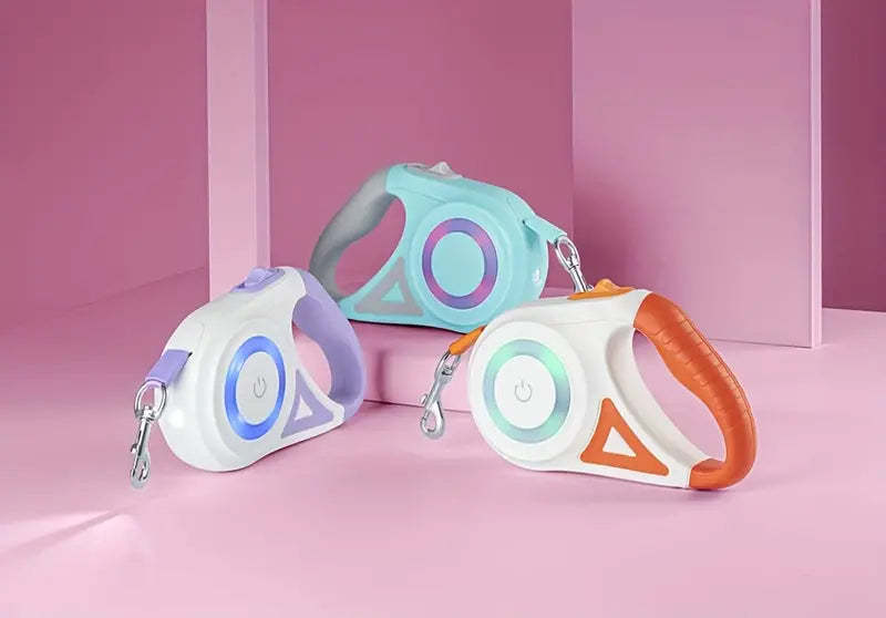 Ultimat hundsäkerhet: LED-belysning och 5m räckvidd för nattpromenader