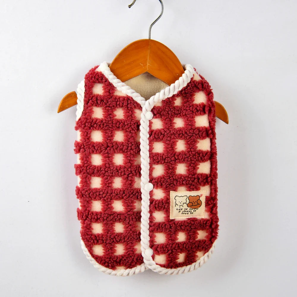 Luxe Comfort Fleecejacka för fransk bulldogg och chihuahua för varm skyddande effekt