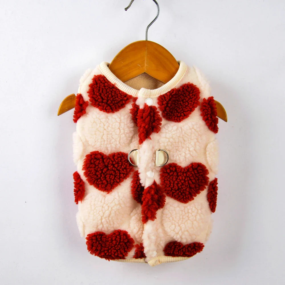 Luxe Comfort Fleecejacka för fransk bulldogg och chihuahua för varm skyddande effekt