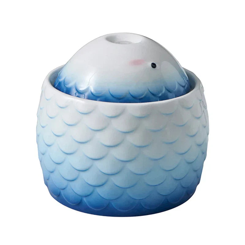Lyxig keramisk vattenfontän för husdjur - friskt och hälsosamt dricksglädje