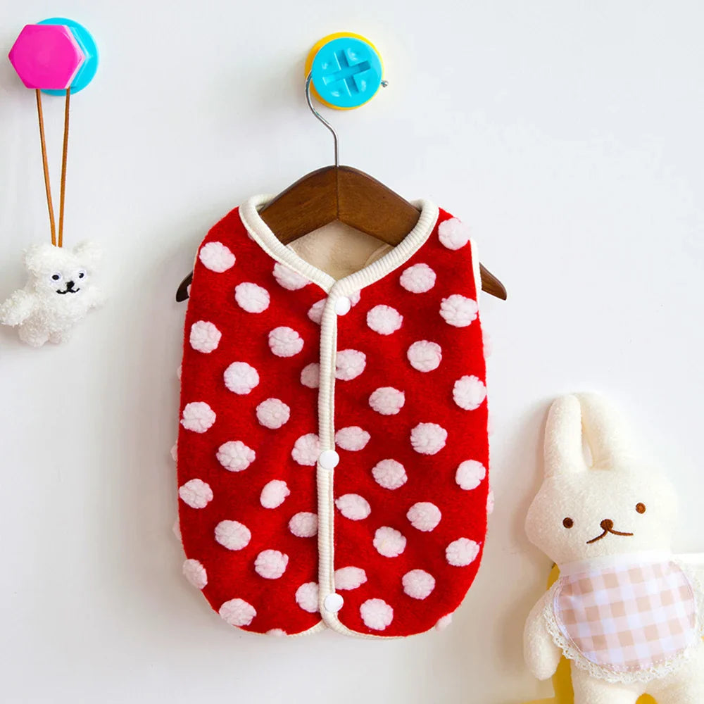 Luxe Comfort Fleecejacka för fransk bulldogg och chihuahua för varm skyddande effekt