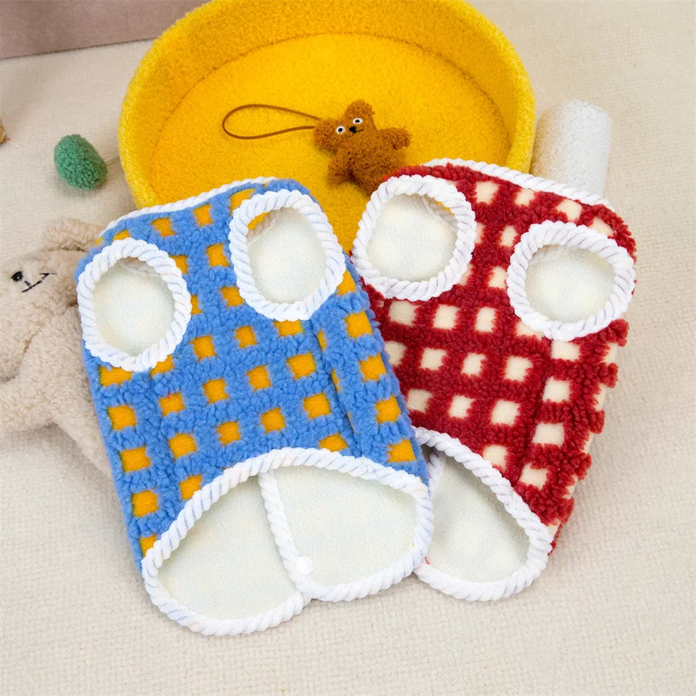 Luxe Comfort Fleecejacka för fransk bulldogg och chihuahua för varm skyddande effekt