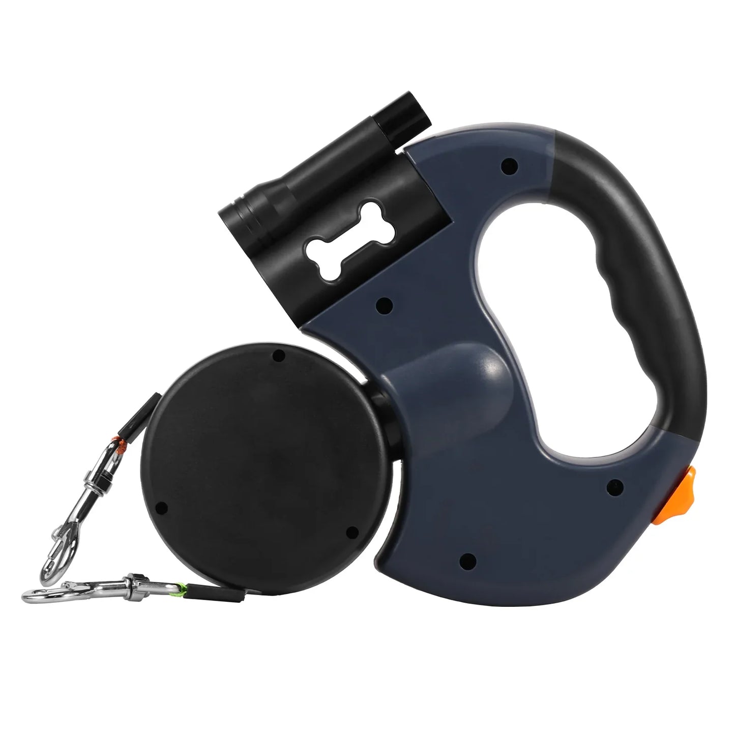 Säker reflexkoppel för hund med praktisk förvaringsficka