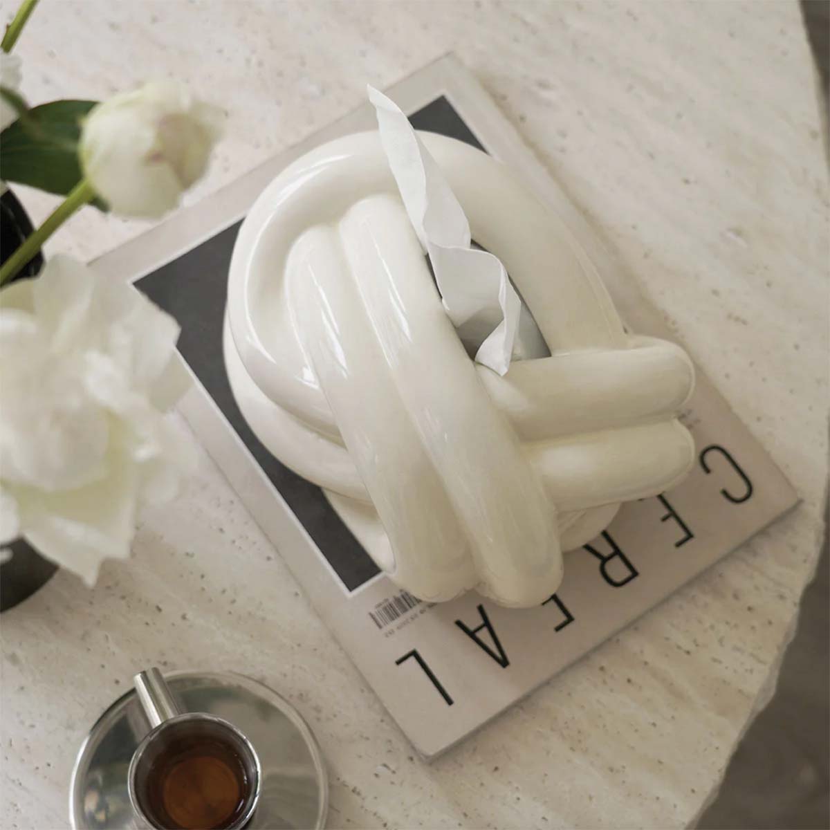 Knot Nässdukshållare | Lägg till en touch av elegans och funktionalitet till din inredning