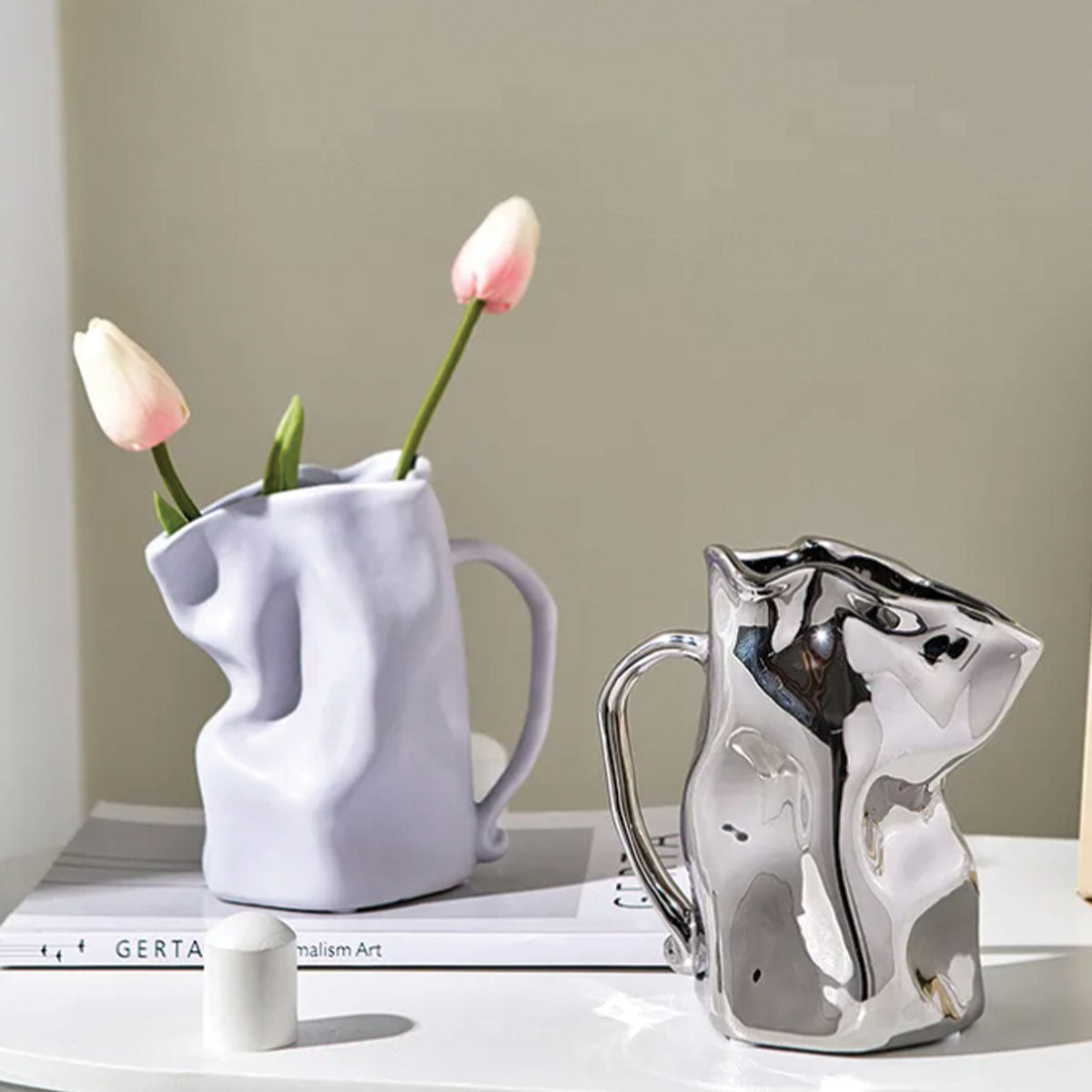 Hopfällbar kaffekoppvas