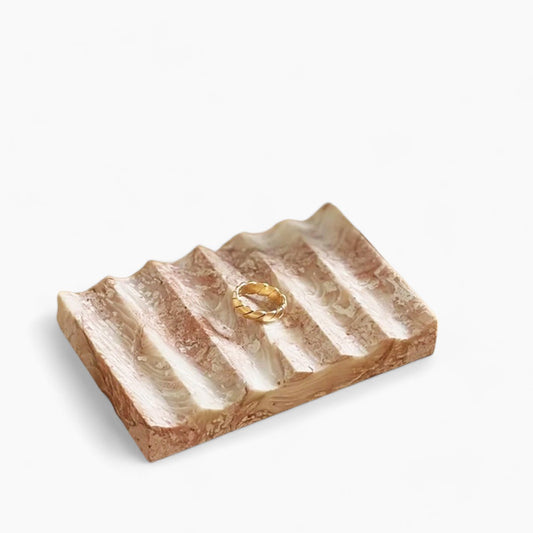 Elegant Cannelé stenbricka | Förfinad naturlig sten design för en sofistikerad inredningsdekoration