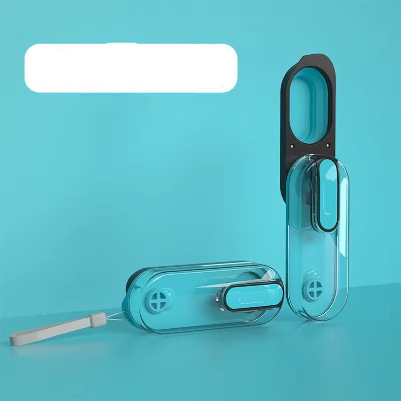 Praktisk hopfällbar vattenflaska för enkel resa med husdjur