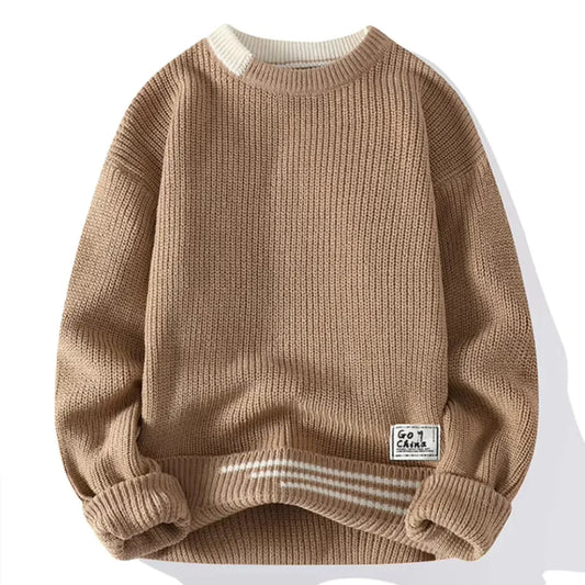 Hubert - Elegant Classic Round Neck Sweater for Stylish Comfort