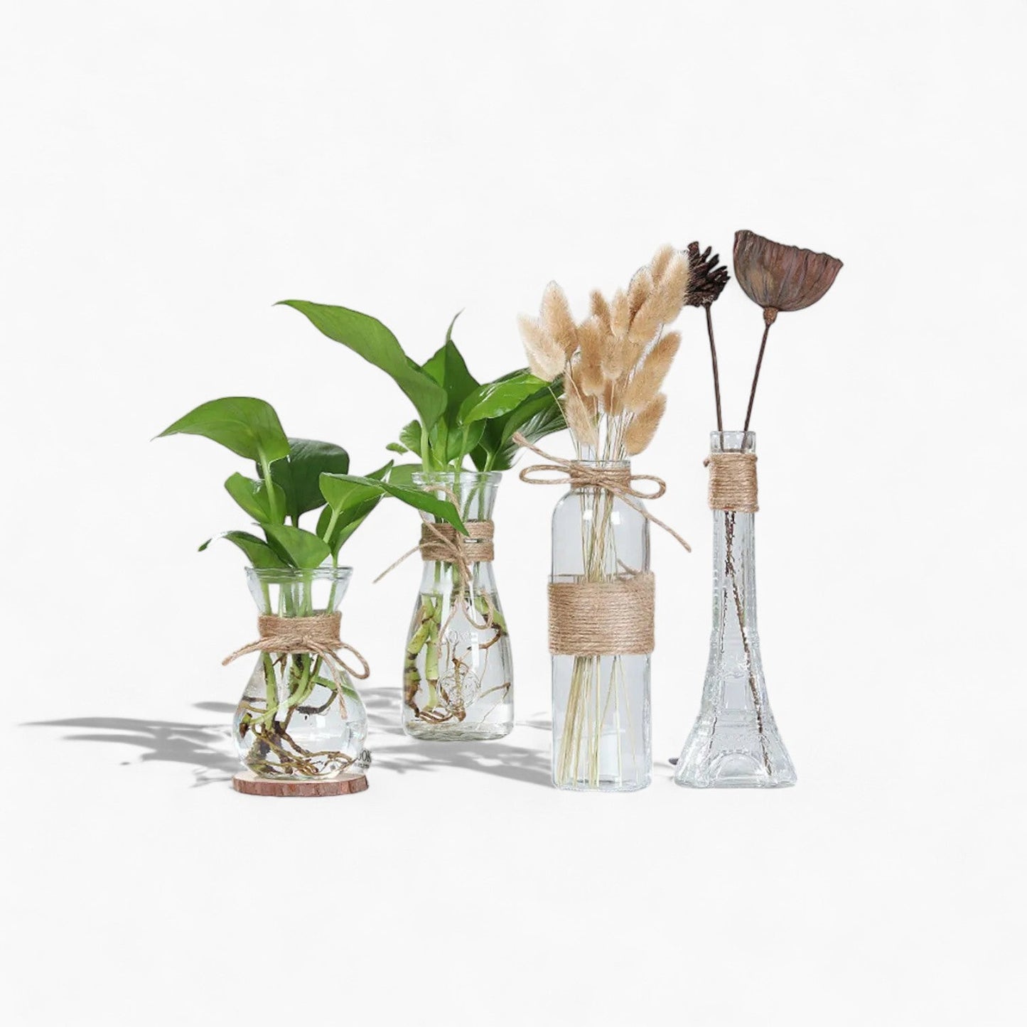 Minimalistisk Glasvas - Elegant Borddekoration