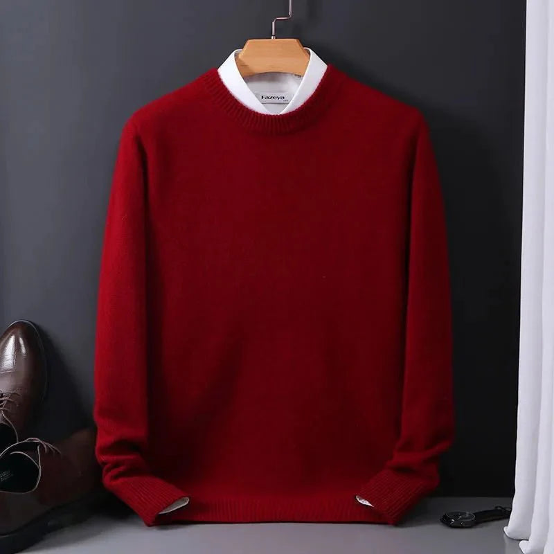 Lorenz – Comfortable Long-Sleeve Sweater with Loose Fit for a Confident Style