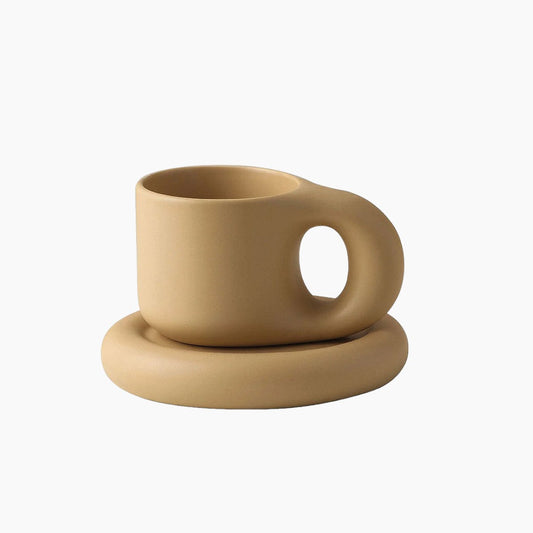 Elegant hållbar keramisk espressomugg – perfekt för dina premiumkaffen