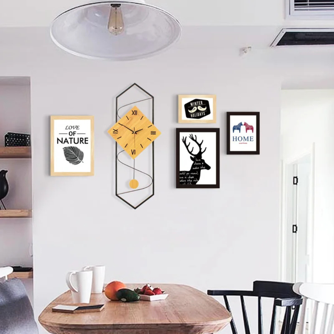 Vetra - Elegant minimalistisk väggklocka för stilfulla interiörer