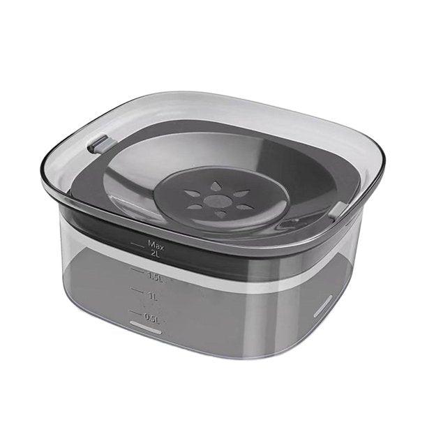 Uppfriskande anti-kladd dryckeskål för husdjur