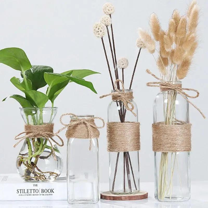 Minimalistisk Glasvas - Elegant Borddekoration