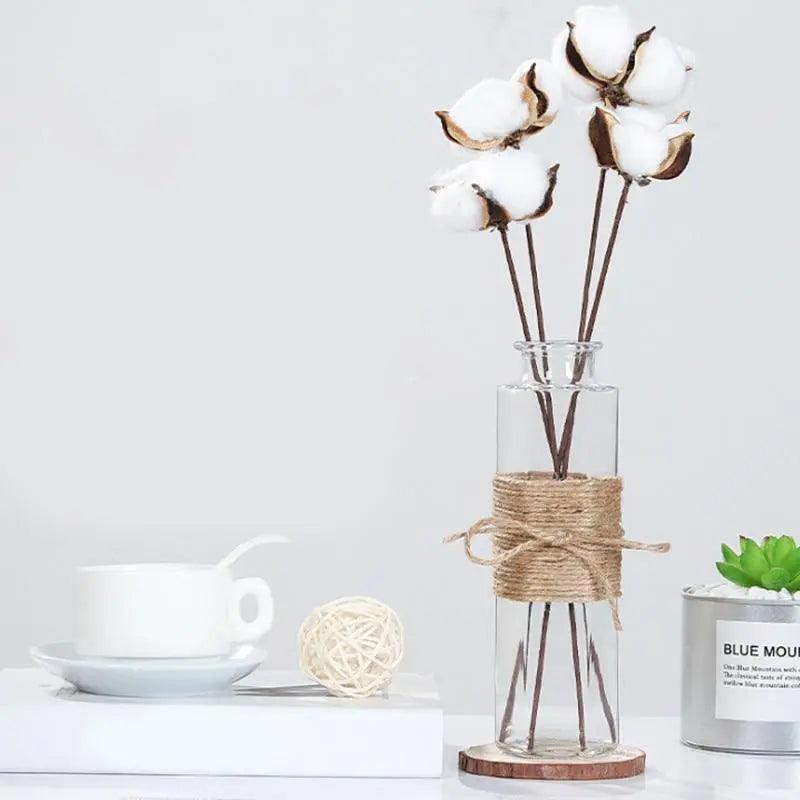 Minimalistisk Glasvas - Elegant Borddekoration