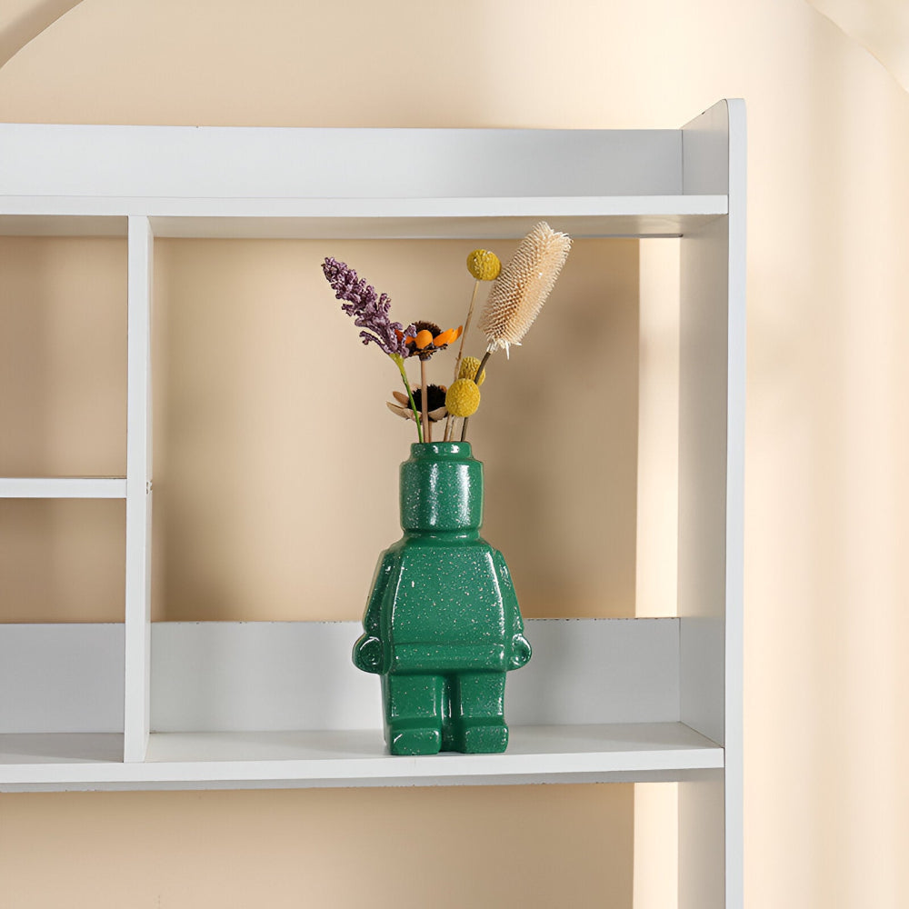 Larissa - Modern robotdesign flätad blomkruka för en unik trädgårdsdetalj