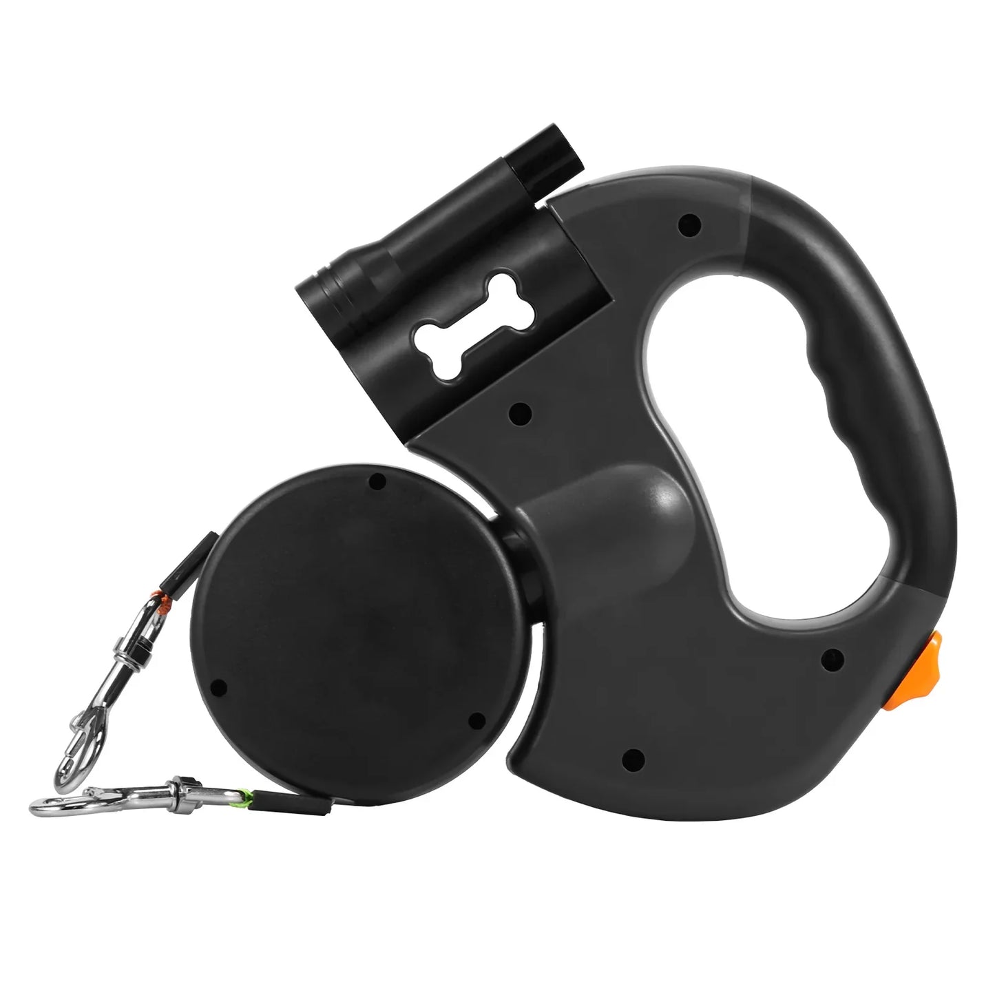 Säker reflexkoppel för hund med praktisk förvaringsficka