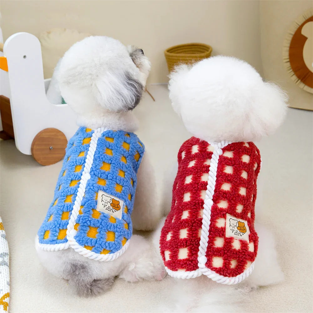 Luxe Comfort Fleecejacka för fransk bulldogg och chihuahua för varm skyddande effekt