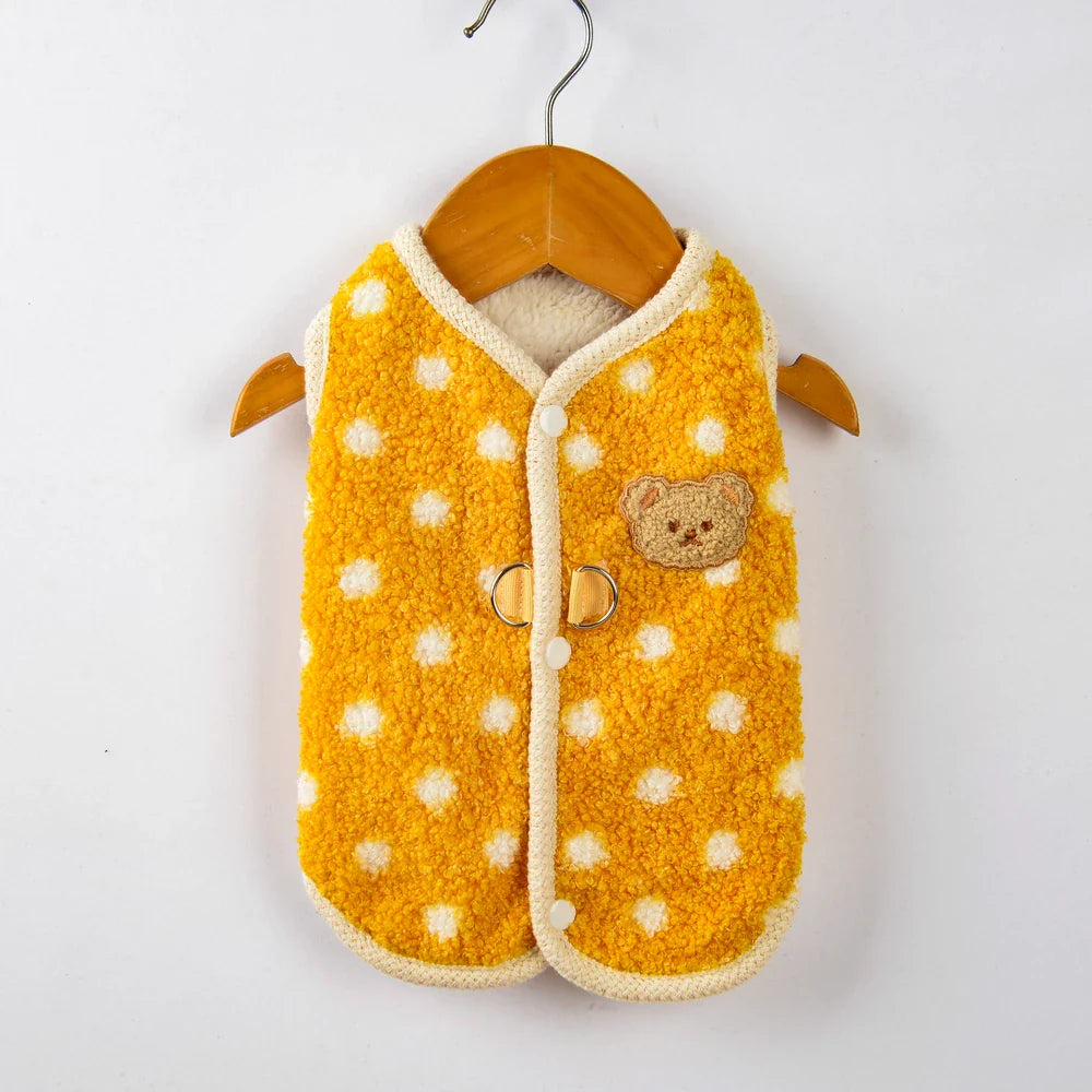 Luxe Comfort Fleecejacka för fransk bulldogg och chihuahua för varm skyddande effekt