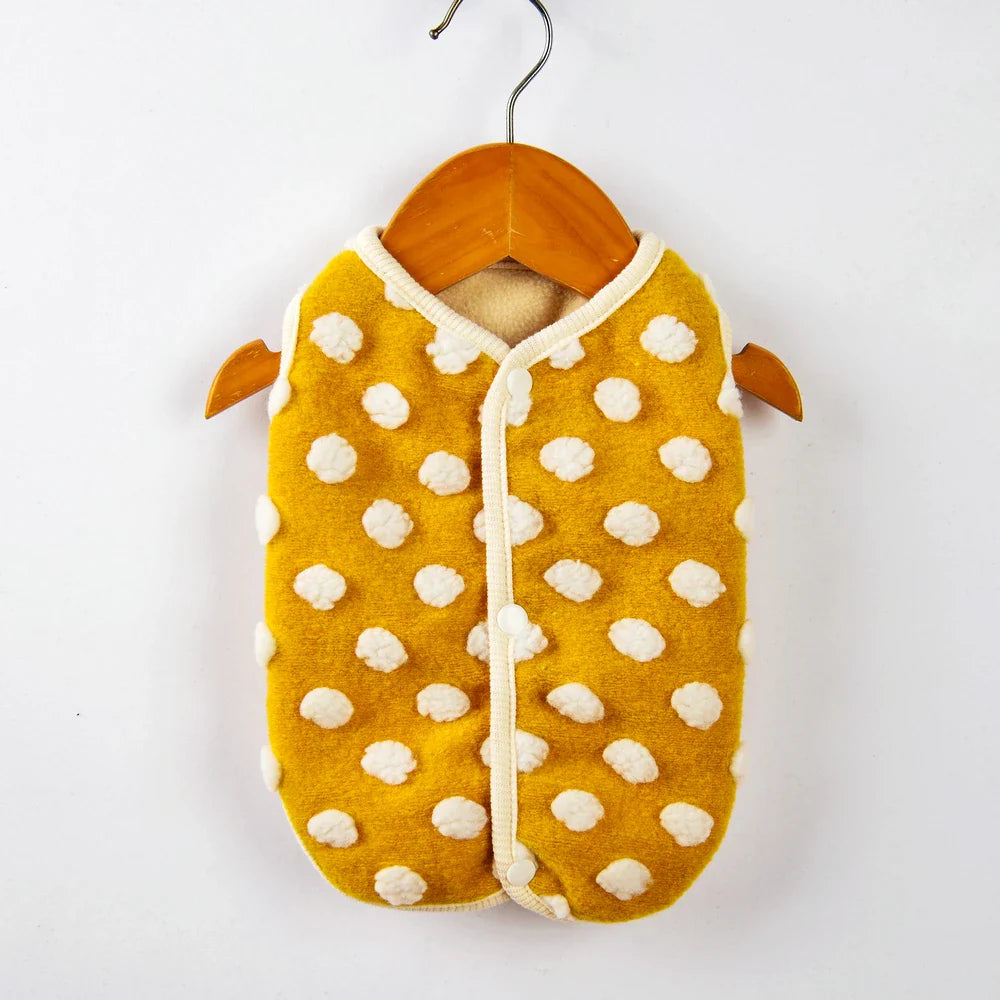 Luxe Comfort Fleecejacka för fransk bulldogg och chihuahua för varm skyddande effekt