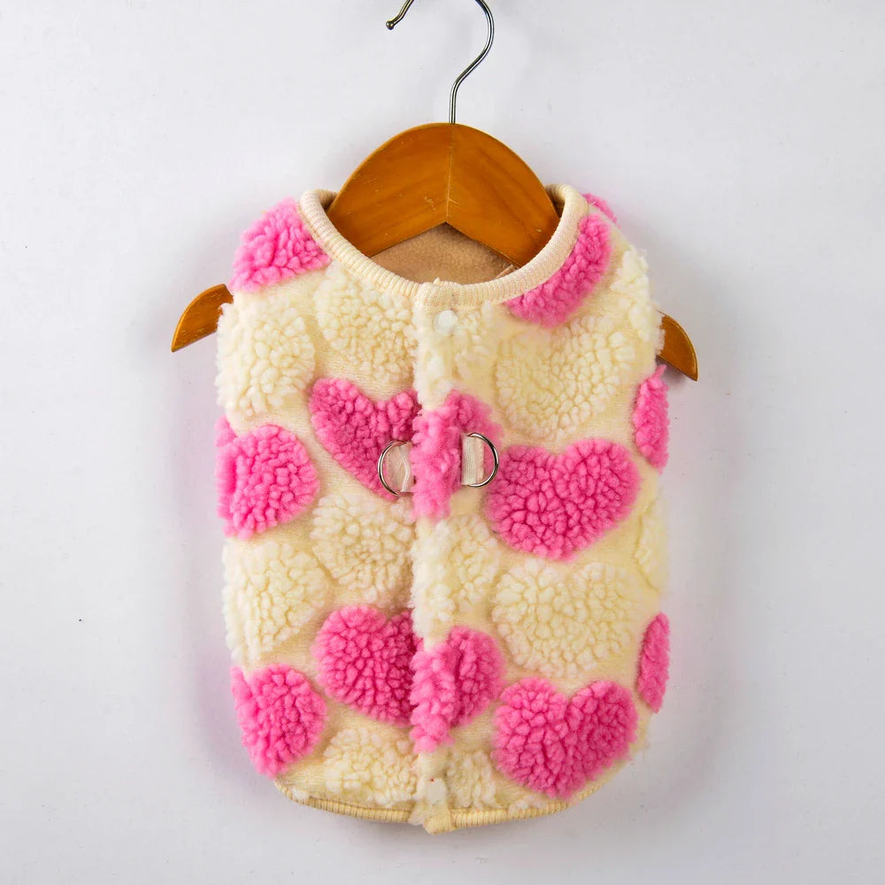 Luxe Comfort Fleecejacka för fransk bulldogg och chihuahua för varm skyddande effekt