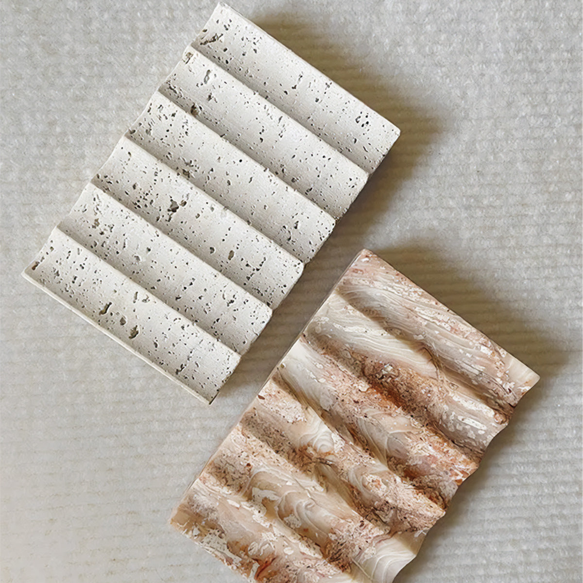 Elegant Cannelé stenbricka | Förfinad naturlig sten design för en sofistikerad inredningsdekoration