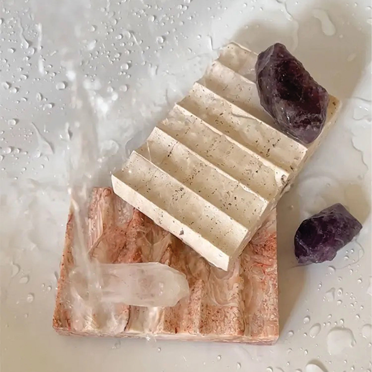 Elegant Cannelé stenbricka | Förfinad naturlig sten design för en sofistikerad inredningsdekoration