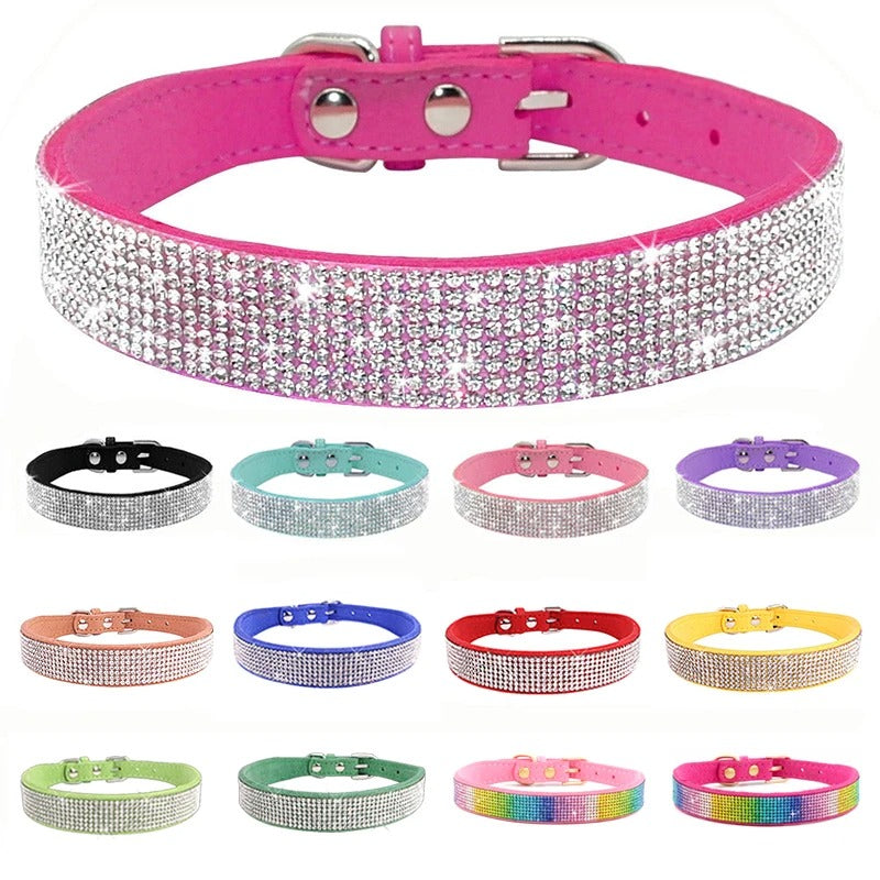 Glittrande armbandshalsband med paljetter för en glamorös look