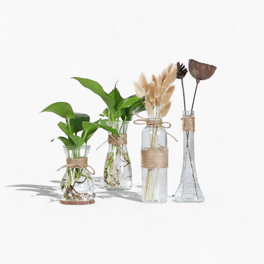 Minimalistisk Glasvas - Elegant Borddekoration